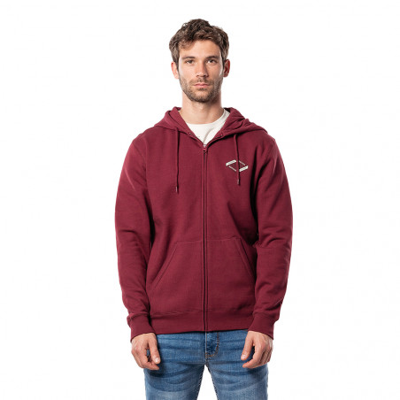 SWEAT A CAPUCHE RIP CURL D'AMS FLEECE MARRON