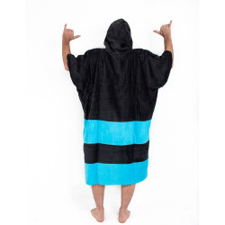 PONCHO ALL IN V FLASH BLEU/NOIR