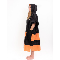 PONCHO ALL IN V FLASH CORAIL/NOIR