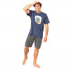 T-SHIRT RIP CURL DESTINATION ANIMALS BLEU MARINE