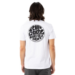 T-SHIRT RIP CURL WETTIE ESSENTIAL BLANC