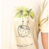 T-SHIRT RIPCURL IN DA POCKET TEE JAUNE CLAIR