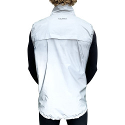 Veste 1/2 zip Vdry gris refléchissant VAIKOBI