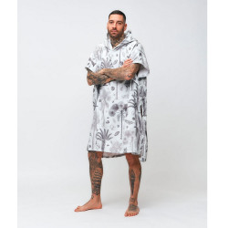 PONCHO AFTER BOTANICAL GRIS CLAIR