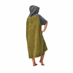 PONCHO AFTER HIGH END MILITARY GREEN